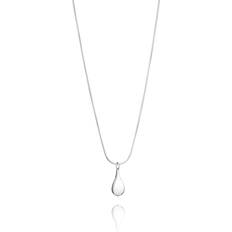 Efva Attling Halsband Efva Attling Happy Tear Silver Pendant Necklace - 40cm