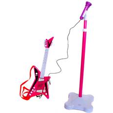 SUPERSONIC Plastleksaker SUPERSONIC Gitarr med Mikrofon och Stativ