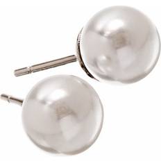 Edblad Lilian Large Earrings - Silver/Pearl