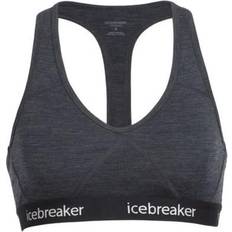 Icebreaker BH:ar Icebreaker Sprite Racerback Sports Bra - Gritstone Heather
