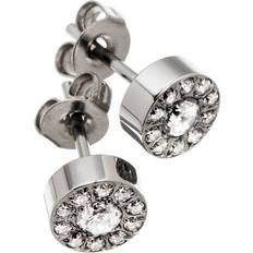 Edblad Thassos Mini Earrings - Silver/Transparent