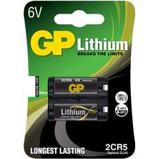 GP Batteries Batterier - Lithium Batterier & Laddbart GP Batteries 2CR5