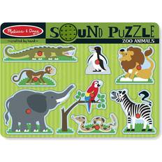 Knoppussel Melissa & Doug Zoo Animals Sound Puzzle 8 Pieces