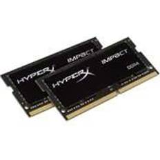 2933 MHz - 32 GB - SO-DIMM DDR4 - Svarta RAM minnen HyperX Impact DDR4 2933MHz 2x16GB (HX429S17IBK2/32)