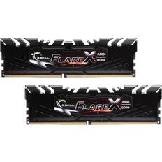 G.Skill 16 GB - 3200 MHz - DDR4 RAM minnen G.Skill Flare X Black DDR4 3200MHz 2x8GB (F4-3200C14D-16GFX)