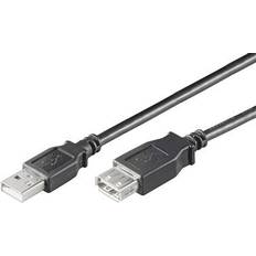 Guld - USB A-USB A - USB-kabel Kablar MicroConnect USB A - USB A M-F 2.0 5m