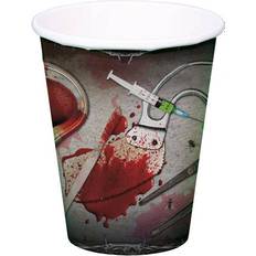 Folat Paper Cup Bugs Bloody Halloween 8-pack