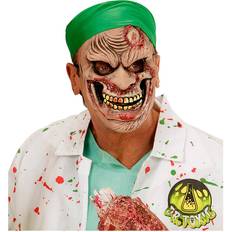 Beige Maskerad Halvtäckande masker Widmann Zombie Surgeon Half face Mask