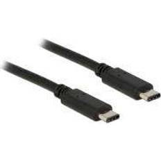 DeLock 2.0 - USB C-USB C - USB-kabel Kablar DeLock USB C-USB C 2.0 0.5m