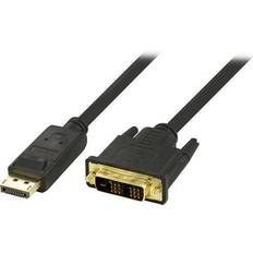 DisplayPort-kablar Deltaco DVI-D Single Link - DisplayPort 2m