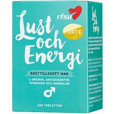 B-vitaminer Kosttillskott RFSU Lust And Energy Forte Man 100 st