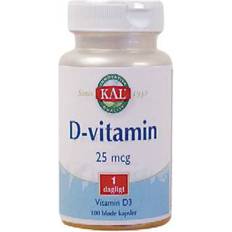 Kal D-vitamin 25mcg 100 st
