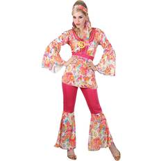 Hippies - Rosa Maskeradkläder Wicked Costumes Hippie Honey Maskeraddräkt