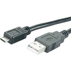 MediaRange USB-kabel Kablar MediaRange USB A - USB Micro-B 2.0 1.2m