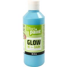 Lysande färg Glow in the Dark Paint Fluorescent Light Blue 250ml