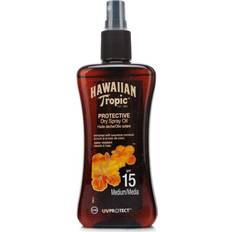 Alkoholfri Hudvård Hawaiian Tropic Protective Dry Spray Oil SPF15 200ml