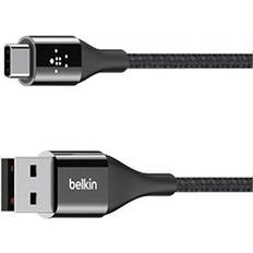 Belkin Svarta - USB A-USB C - USB-kabel Kablar Belkin Mixit DuraTek USB A - USB C 2.0 1.2m