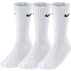 Elastan/Lycra/Spandex - Träningsplagg Underkläder Nike Cushion Crew Training Socks 3-pack Men - White/Black