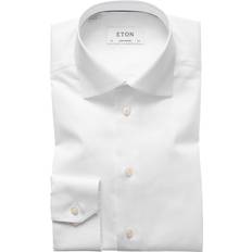 Eton XL Överdelar Eton Signature Twill Shirt - White