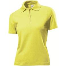 Dam - Gula Pikétröjor Stedman Short Sleeve Polo Shirt - Yellow