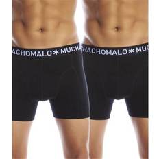 Muchachomalo Underkläder Muchachomalo Solid Boxershorts 2-pack - Black