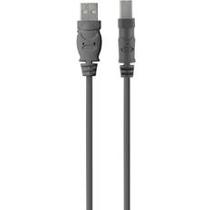 Belkin Svarta - USB A-USB B - USB-kabel Kablar Belkin Premium USB A-USB B 2.0 4.8m