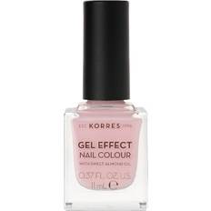 Korres Svart Nagelprodukter Korres Sweet Almond Gel Effect Nail Colour #05 Candy Pink 11ml