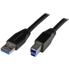 PVC - USB-kabel Kablar StarTech Active USB A-USB B 3.0 10m