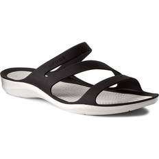 Crocs Plast Sandaler Crocs Swiftwater Sandal - Black/White