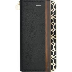 Uunique Svarta Mobilfodral Uunique Elegant Mode Wooden Folio Case (iPhone 6/6s)