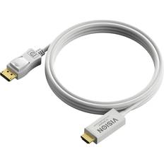 Vision HDMI-kablar Vision DisplayPort - HDMI 1m