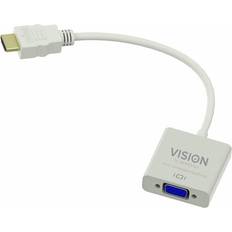 Vision HDMI-kablar Vision HDMI - VGA 0.2m