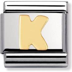Nomination Composable Classic Link Letter K Charm - Silver/Gold