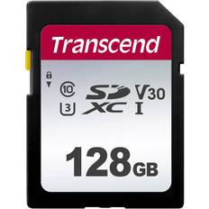 128 GB - Class 10 Minneskort Transcend 300S SDXC Class 10 UHS-I U3 V30 95/45MB/s 128GB