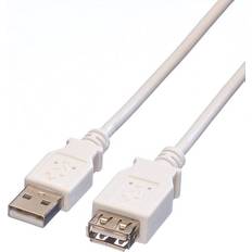 Value USB-kabel Kablar Value USB A-USB A M-F 2.0 1.8m