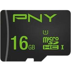 PNY microSDHC Minneskort & USB-minnen PNY High Performance microSDHC Class 10 UHS-I U1 100/20MB/s 16GB +Adapter