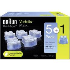 Rengöring för rakapparater Braun Clean & Renew CCR 5+1 6-pack