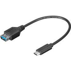 Goobay Hane - Hona - USB A-USB C - USB-kabel Kablar Goobay USB A - USB C 3.0 M-F 0.2m