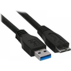 InLine USB-kabel Kablar InLine USB A-USB Micro-B 3.0 2m