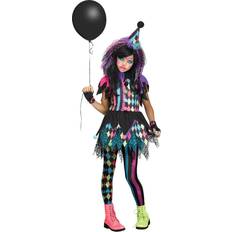 Fun World Clowner Maskeradkläder Fun World Girls Twisted Circus Clown Costume