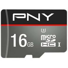 PNY microSDHC Minneskort & USB-minnen PNY Turbo Performance microSDHC Class 10 UHS-I U3 90/60MB/s 16GB +Adapter