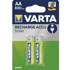 Varta Batterier - Laddningsbara standardbatterier Batterier & Laddbart Varta AA Solar 800mAh 2-pack