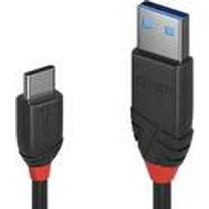3.1 - USB A-USB C - USB-kabel Kablar Lindy Black Line USB A-USB C 3.1 1.5m