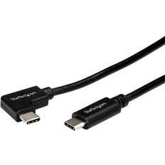 En kontakt - USB C-USB C - USB-kabel Kablar StarTech Right Angle USB C-USB C 2.0 1m