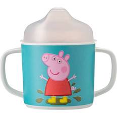 Petit Jour Double Handled Cup with Anti Slip Base Peppa Pig