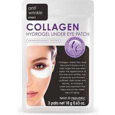 Uppstramande Ögonmasker Skin Republic Collagen Hydrogel Under Eye Patch 3-pack