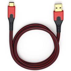 Guld - USB A-USB C - USB-kabel Kablar Oehlbach Evolution C3 USB A-USB C 3.0 0.5m