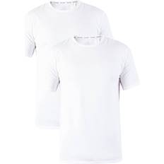 Calvin Klein Elastan/Lycra/Spandex - Herr T-shirts & Linnen Calvin Klein Modern Cotton Lounge T-shirt 2-pack - White