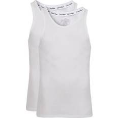 Calvin Klein Elastan/Lycra/Spandex - Herr T-shirts & Linnen Calvin Klein Modern Cotton Tank Tops 2-pack - White
