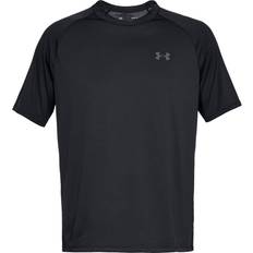 Herr - Linnebyxor Kläder Under Armour Tech 2.0 Short Sleeve T-shirt Men - Black/Graphite
